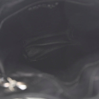 Chanel Patent Upside Down Flap Bag Black 6 of 9