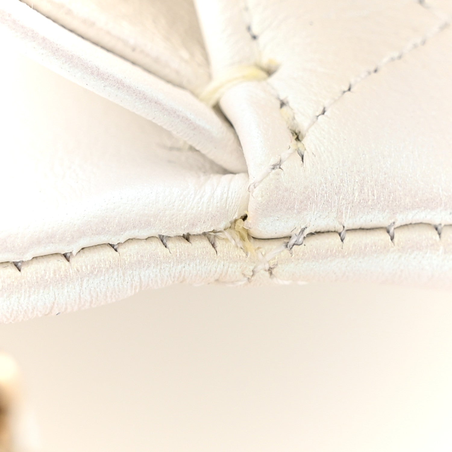 Chanel Iridescent Calfskin Quilted Medium Double Flap White 11 of 13