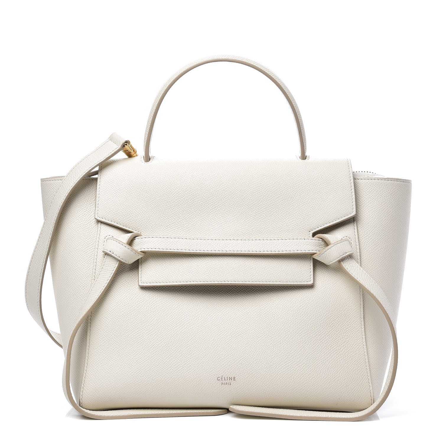 Celine Grained Calfskin Micro Belt Bag Linen 1 of 10