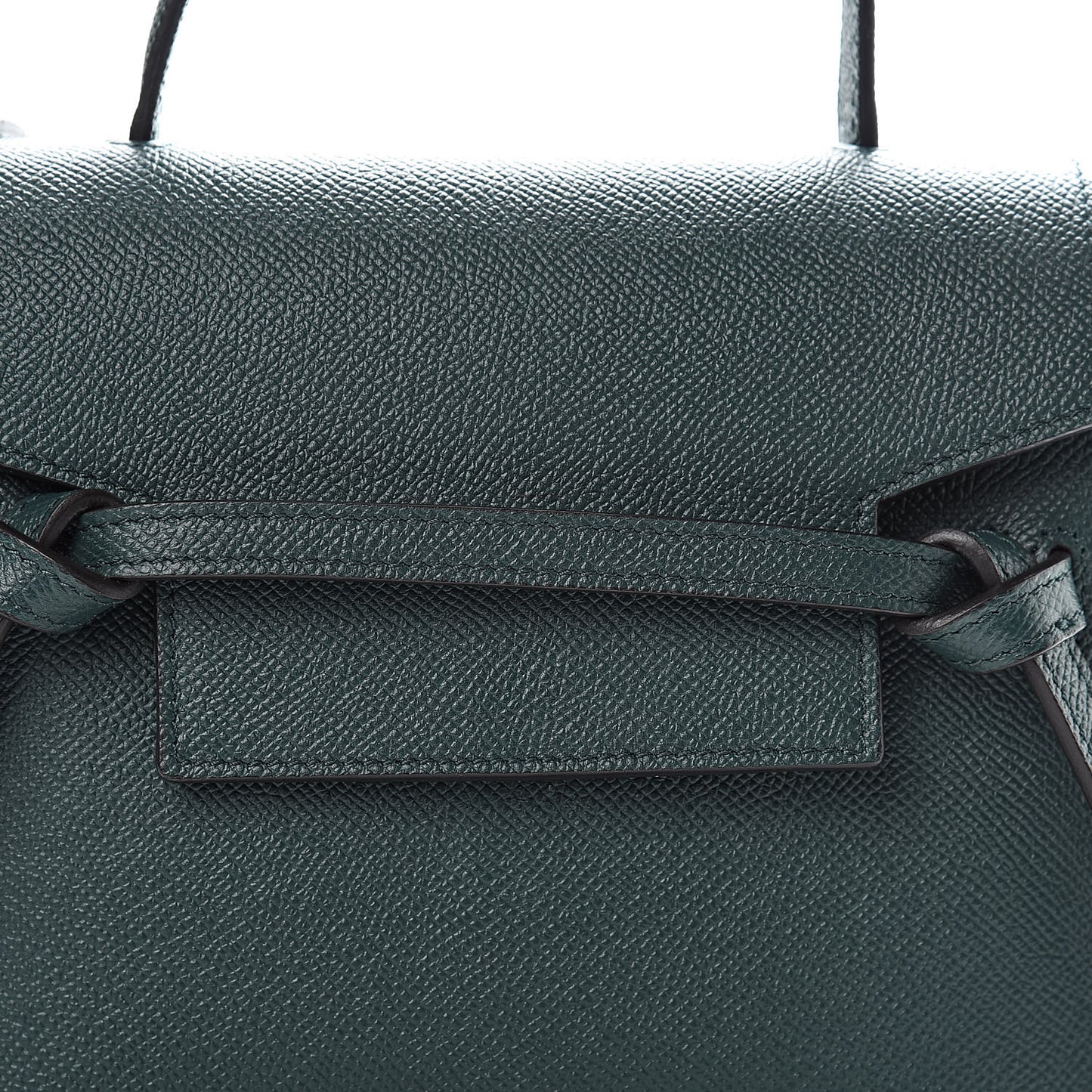 Grained Calfskin Nano Belt Bag Amazone