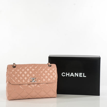 Chanel Vinyl Quilted In The Business Flap Bag Pink 9 of 9