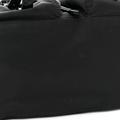 Prada Nylon New Vela Monochrome Studded Backpack Black 11 of 13