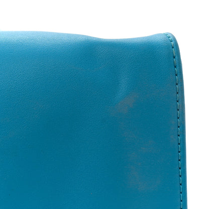 Telfar Vegan Leather Medium Shopping Bag Cyan 14 of 14