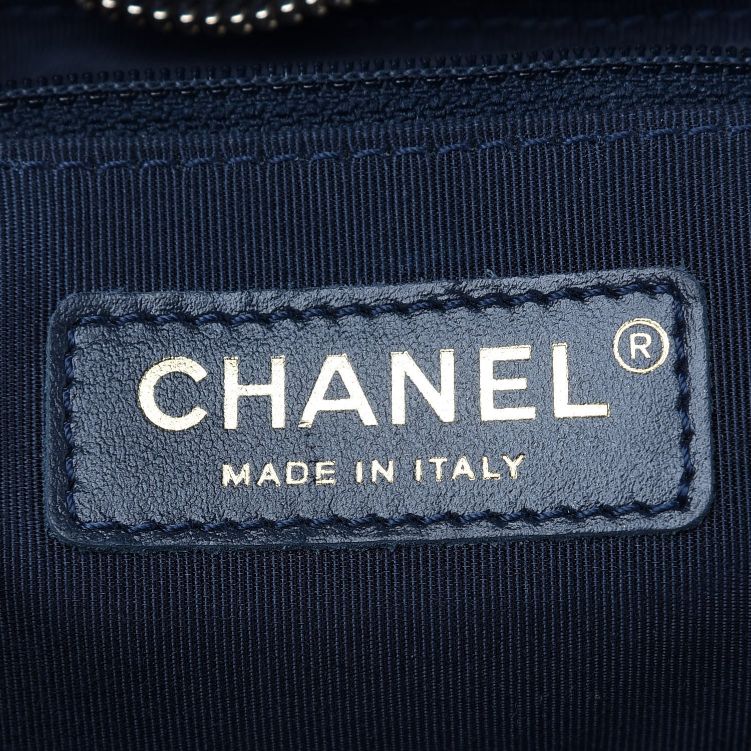 Chanel Calfskin Quilted Coco Shelter Bowling Bag Navy 6 of 9