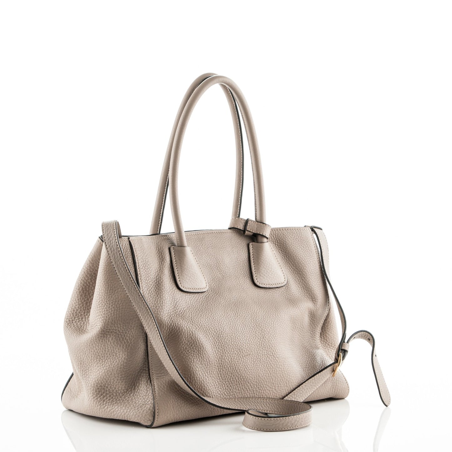 Vitello Daino Shopping Tote Pomice
