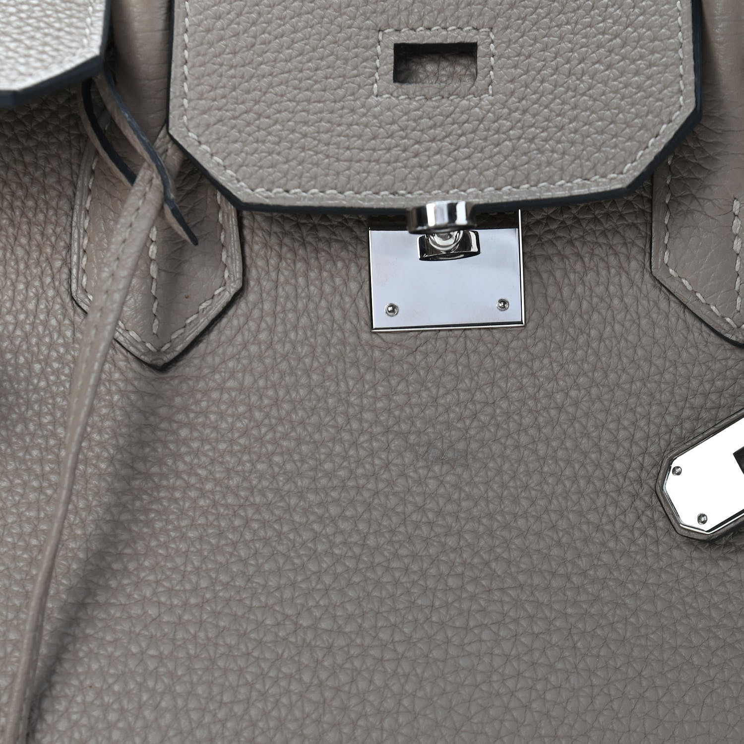 Hermes Taurillon Clemence Birkin 35 Gris Tourterelle 33 of 33