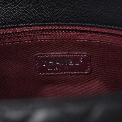 Chanel Caviar Quilted Medium Coco Handle Flap Black 6 of 9