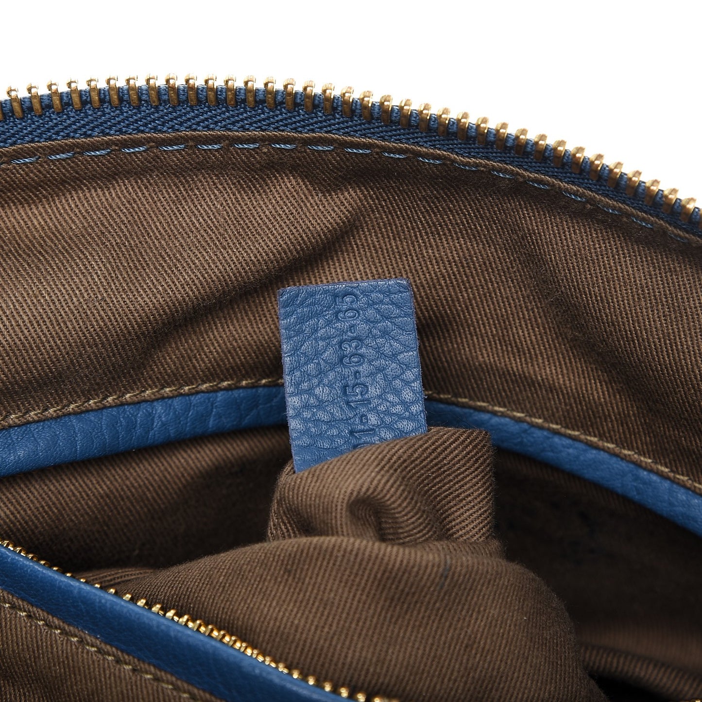 Calfskin Medium Marcie Satchel Factory Blue