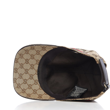 Gucci Monogram Web Baseball Hat M Beige Cocoa 3 of 5