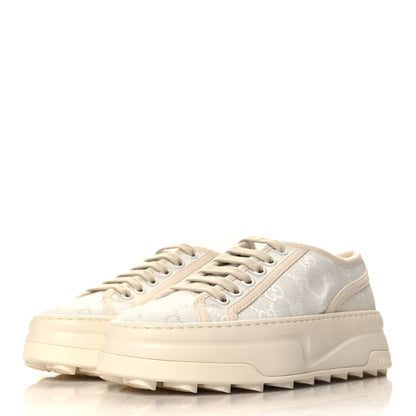 Gucci GG Monogram Womens 1977 Tennis Platform 52mm Sneakers 36 Great White Mystic White 4 of 8