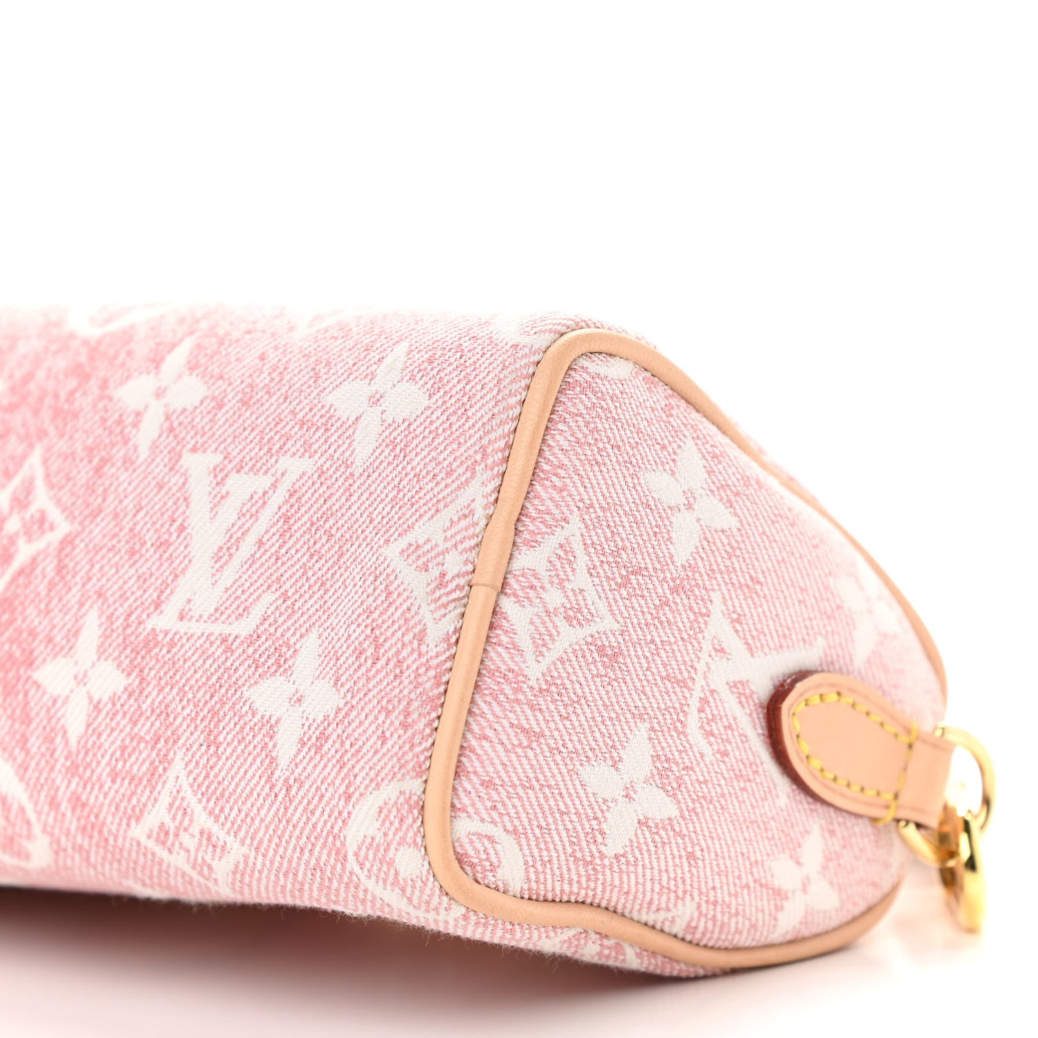 Louis Vuitton Monogram Jacquard Denim Nano Speedy Bandouliere Pink 9 of 10