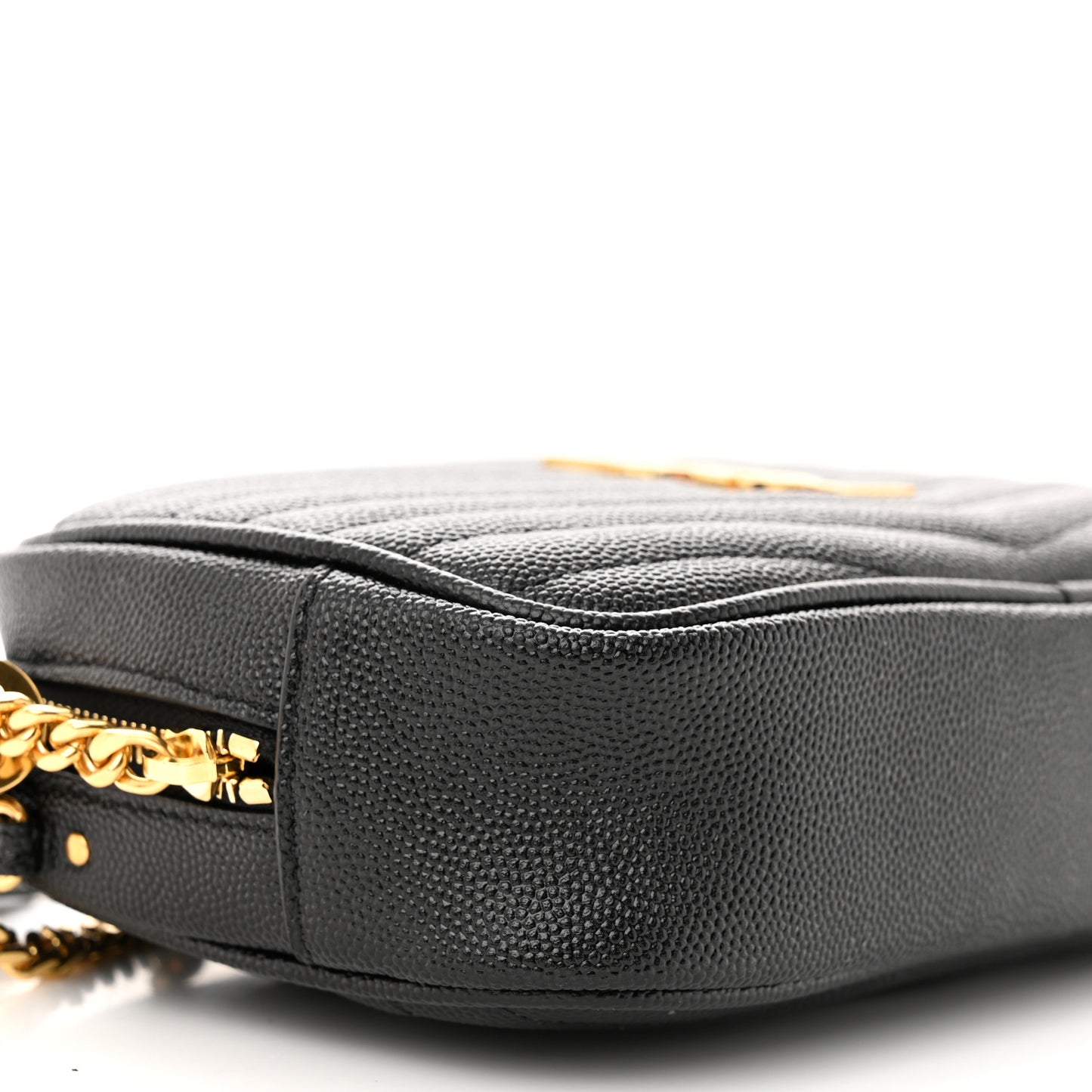 Grain De Poudre Matelasse Monogram Mini Lou Camera Bag Black