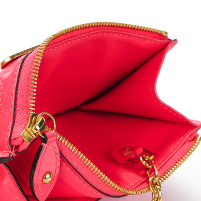 Louis Vuitton Vernis Key Pouch Rose Litchi 5 of 7