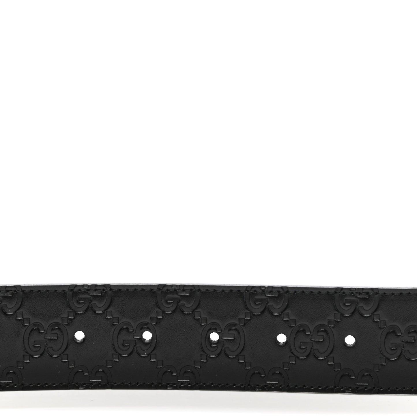 Guccissima Snake Plaque Belt 85 34 Black