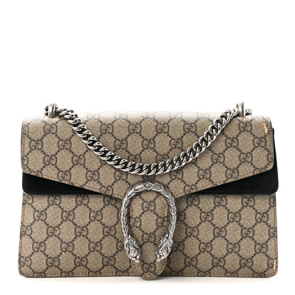 Gucci GG Supreme Monogram Small Dionysus Shoulder Bag Black 1 of 10