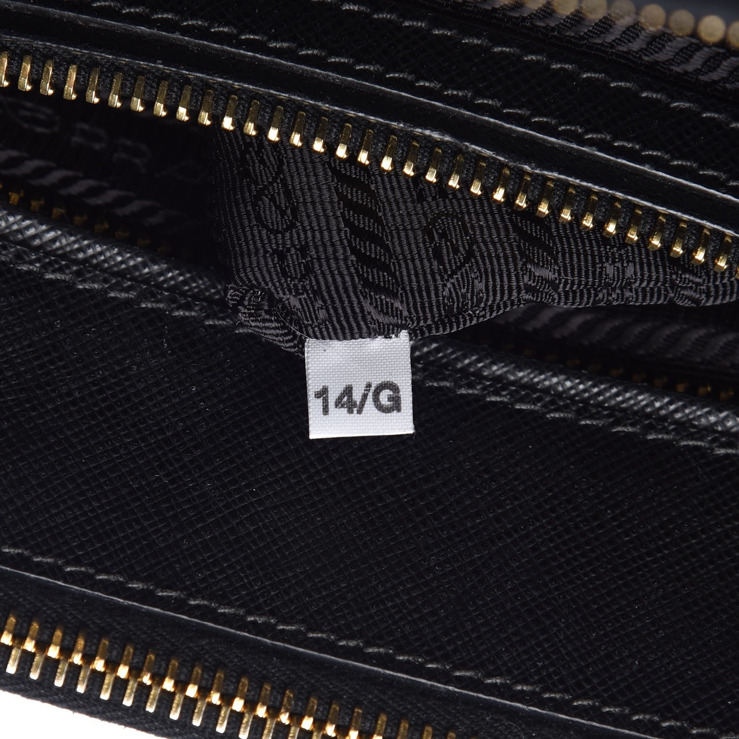 Prada Saffiano Small Galleria Double Zip Tote Black 9 of 10