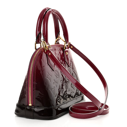 Louis Vuitton Vernis Degrade Alma BB Magenta 3 of 10