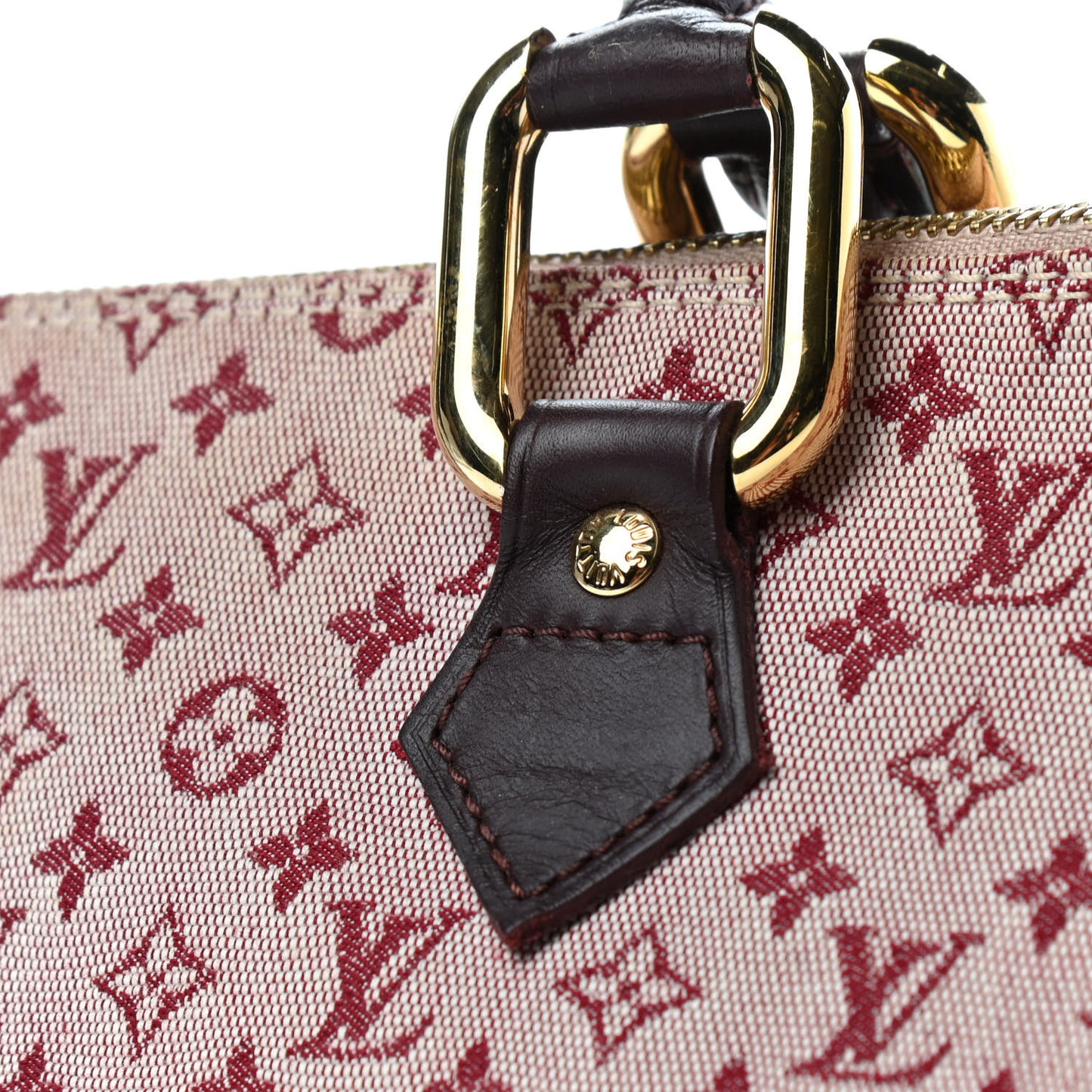Mini Monogram Alma Long Cherry