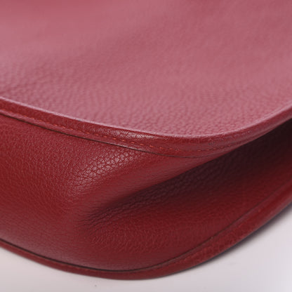 Hermes Togo Evelyne GM Rouge H 9 of 12