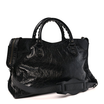 Balenciaga Agneau Arena Classic Hardware Medium Le City Black 4 of 11