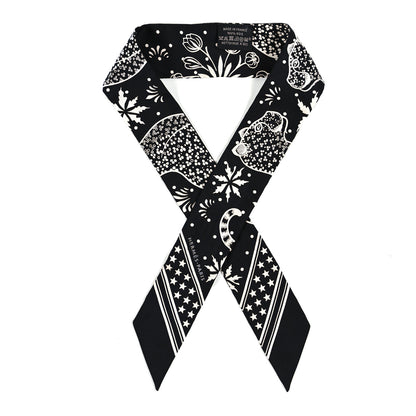 Hermes Les Leopards Twilly Black White 1 of 4