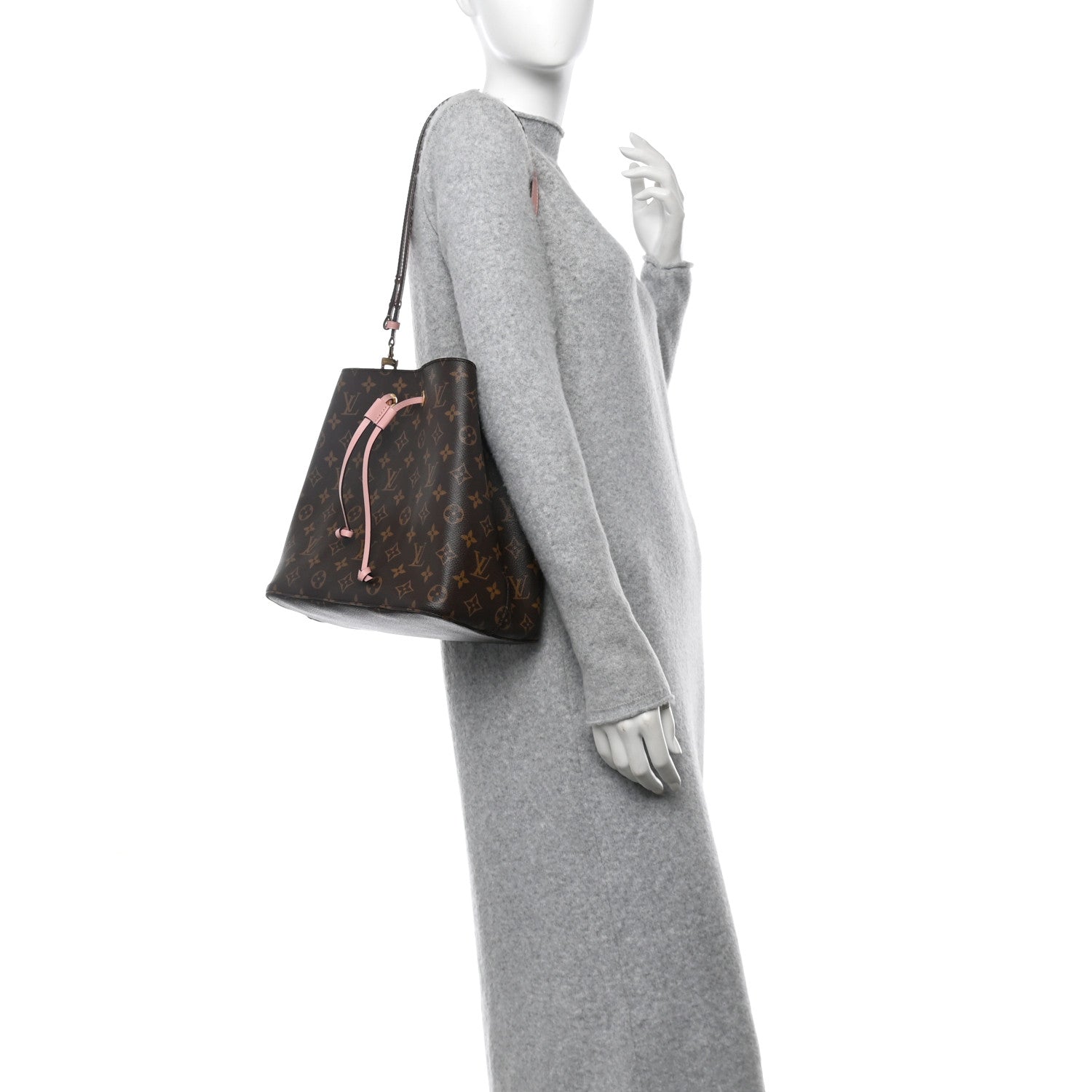 Louis Vuitton Monogram Neonoe MM Rose Poudre 2 of 10