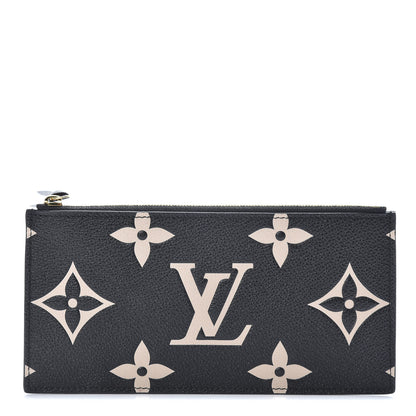 Louis Vuitton Empreinte Monogram Giant Crafty Pochette Felicie Zippered Insert Black 1 of 6