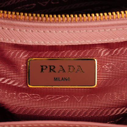 Prada Saffiano Mini Galleria Double Zip Tote Orchidea 5 of 9