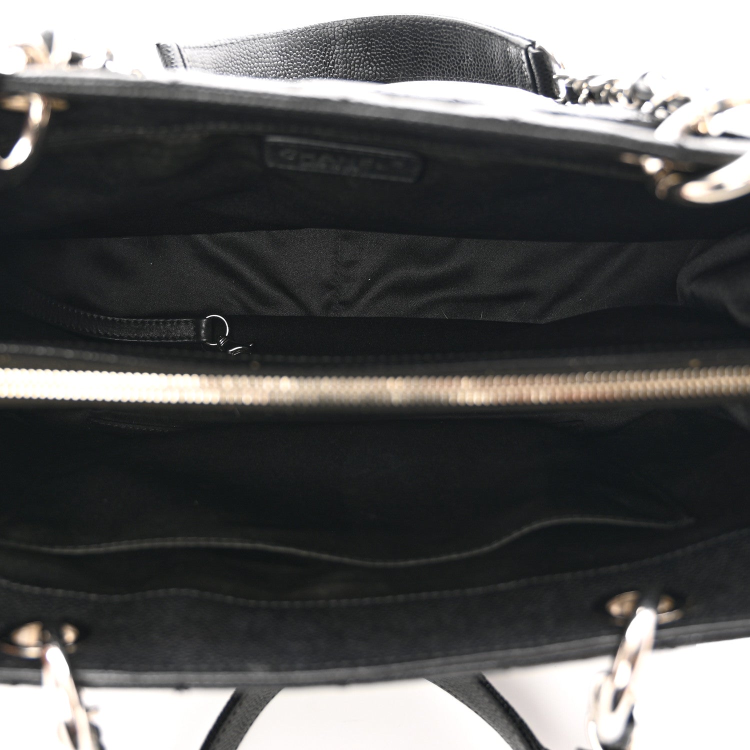 Chanel Caviar Quilted Grand Shopping Tote GST Black 6 of 10