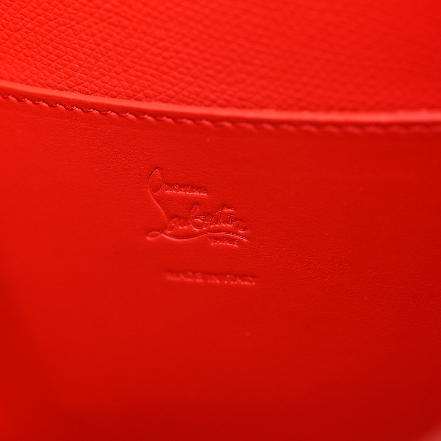 Christian Louboutin Patent Snakeskin Embossed Spiked Cabarock Shopper Tote Leche 6 of 13