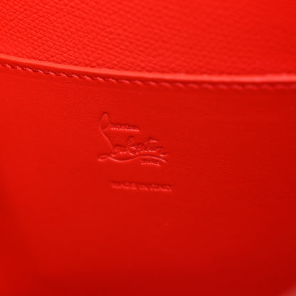 Christian Louboutin Patent Snakeskin Embossed Spiked Cabarock Shopper Tote Leche 6 of 13