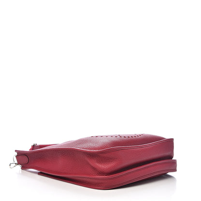 Hermes Taurillon Clemence Evelyne III GM Rubis 3 of 9