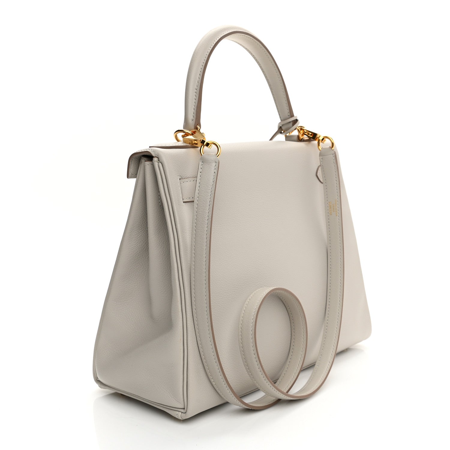 Hermes Evercolor Kelly Retourne 28 Gris Perle 3 of 12
