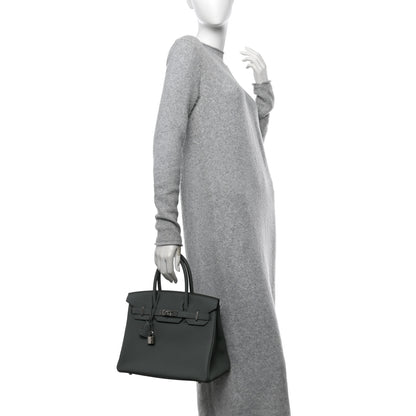 Hermes Togo Birkin 30 Vert Amande 2 of 11