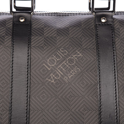 Louis Vuitton Damier Carbone Keepall 45 14 of 14