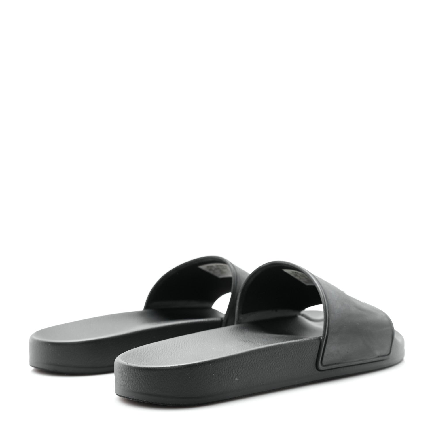 Balenciaga Rubber New York Pool Slide Sandals 40 Black 5 of 9