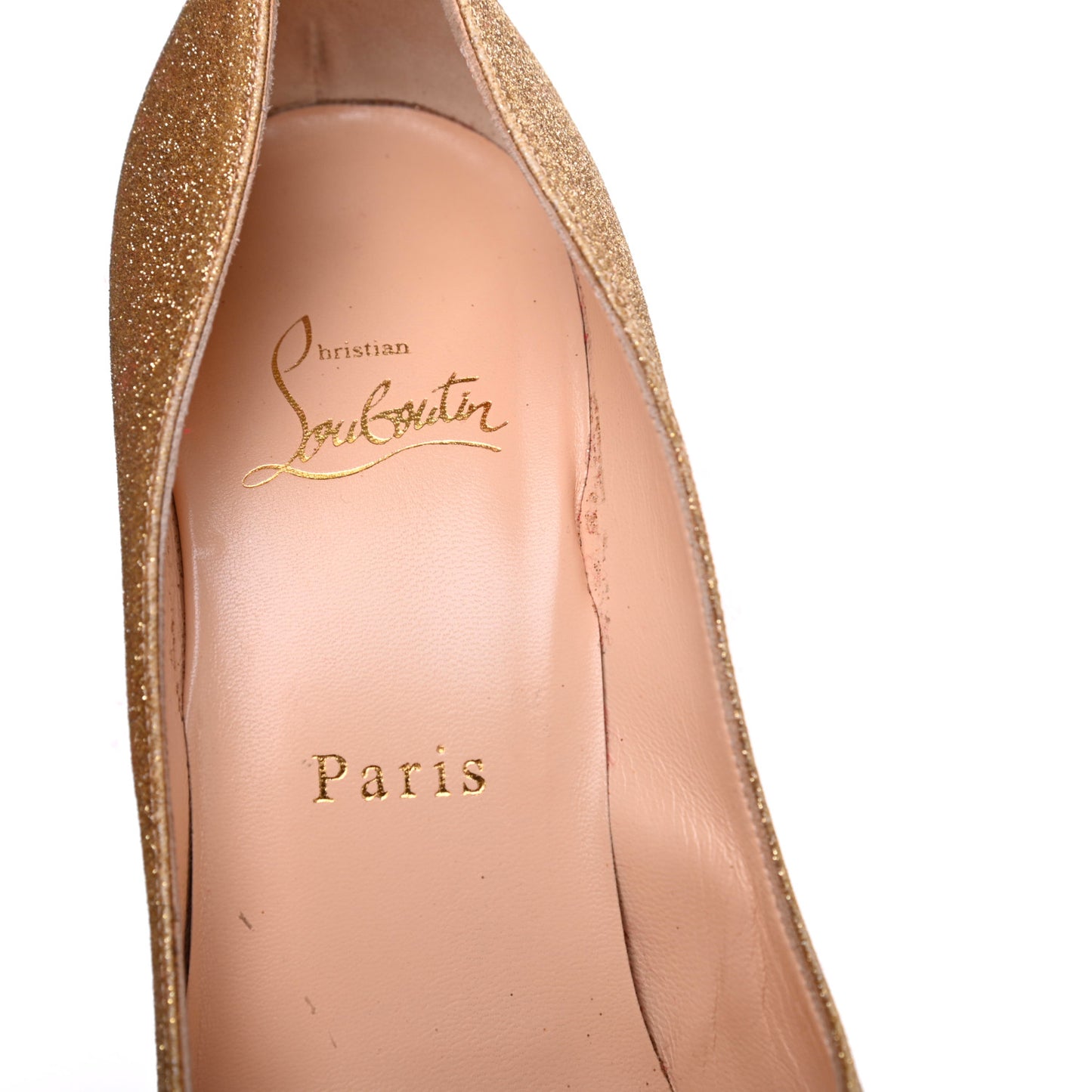 Glitter Pigalle Follies 100 Pumps 37.5 Gold