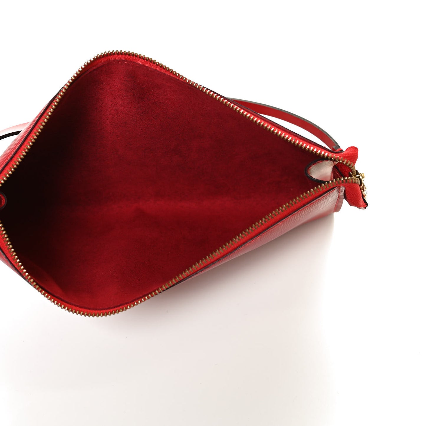 Epi Pochette Accessories 24 Castillan Red