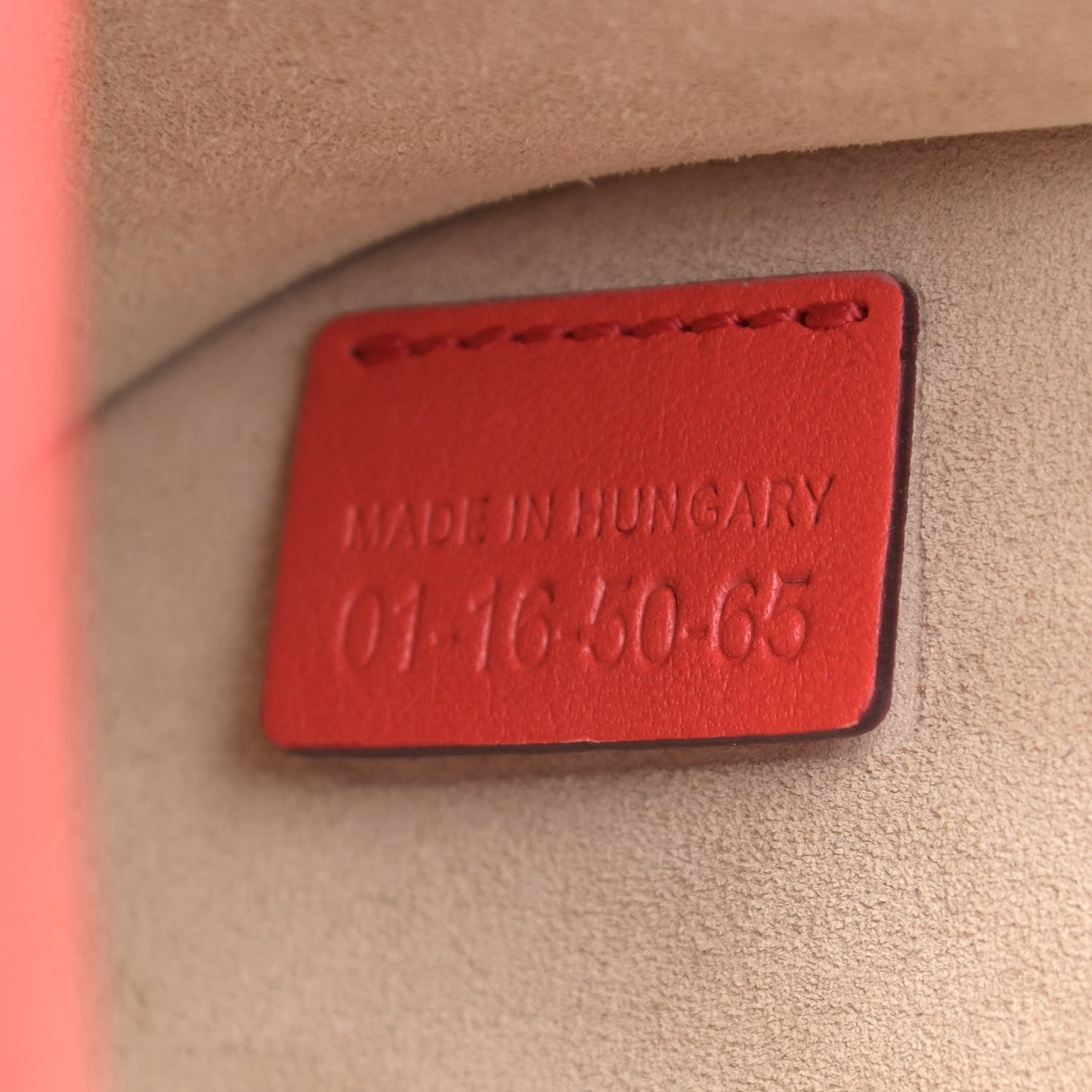 Calfskin Georgia Crossbody Bag Paprika Red