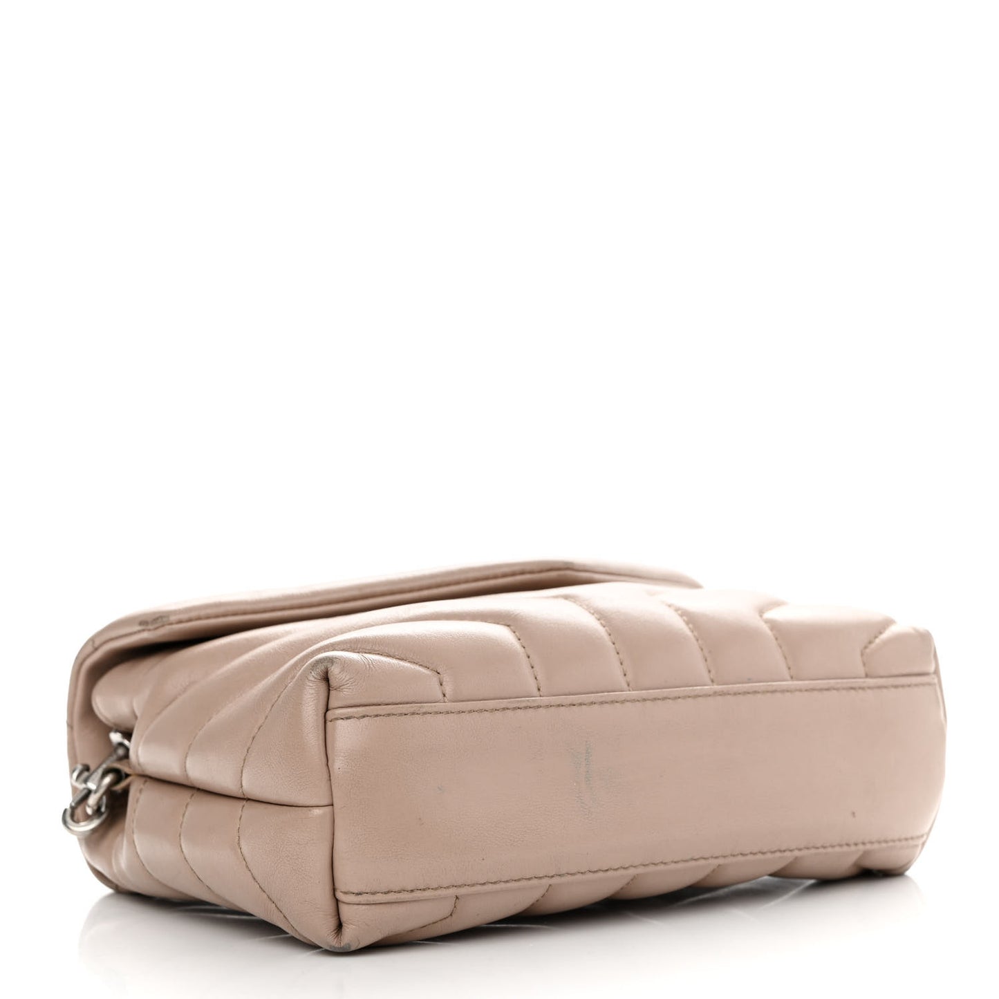 Calfskin Y Quilted Monogram Toy Loulou Crossbody Bag Dark Beige