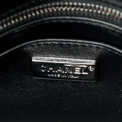 Chanel Sequin Houndstooth Small Flap Black White 6 of 12