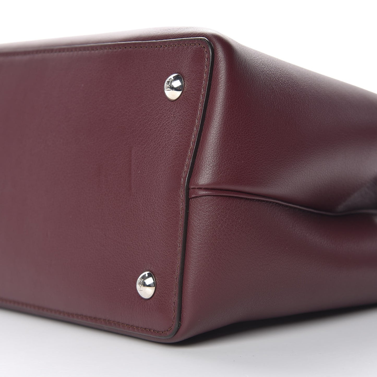 Vitello Dolce PVC Flower Studs Petite 2Jours Tote Bordeaux Multicolor