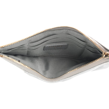 Chanel Lambskin Quilted Chanel 19 Phone and Card Holder Silver 5 of 10