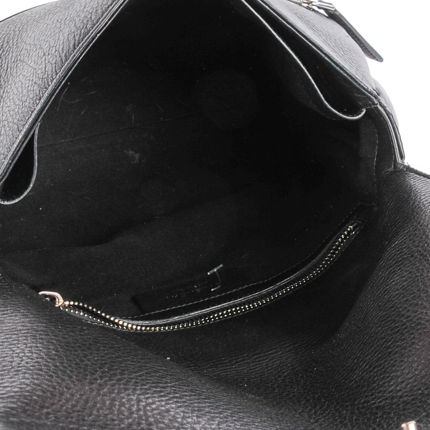 Calfskin Small Pandora Pure Flap Bag Black
