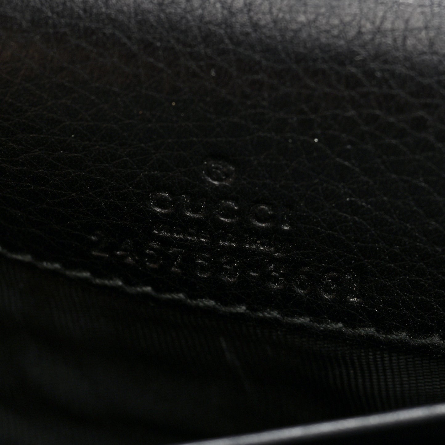Calfskin Web Horsebit Chain Clutch Wallet Black