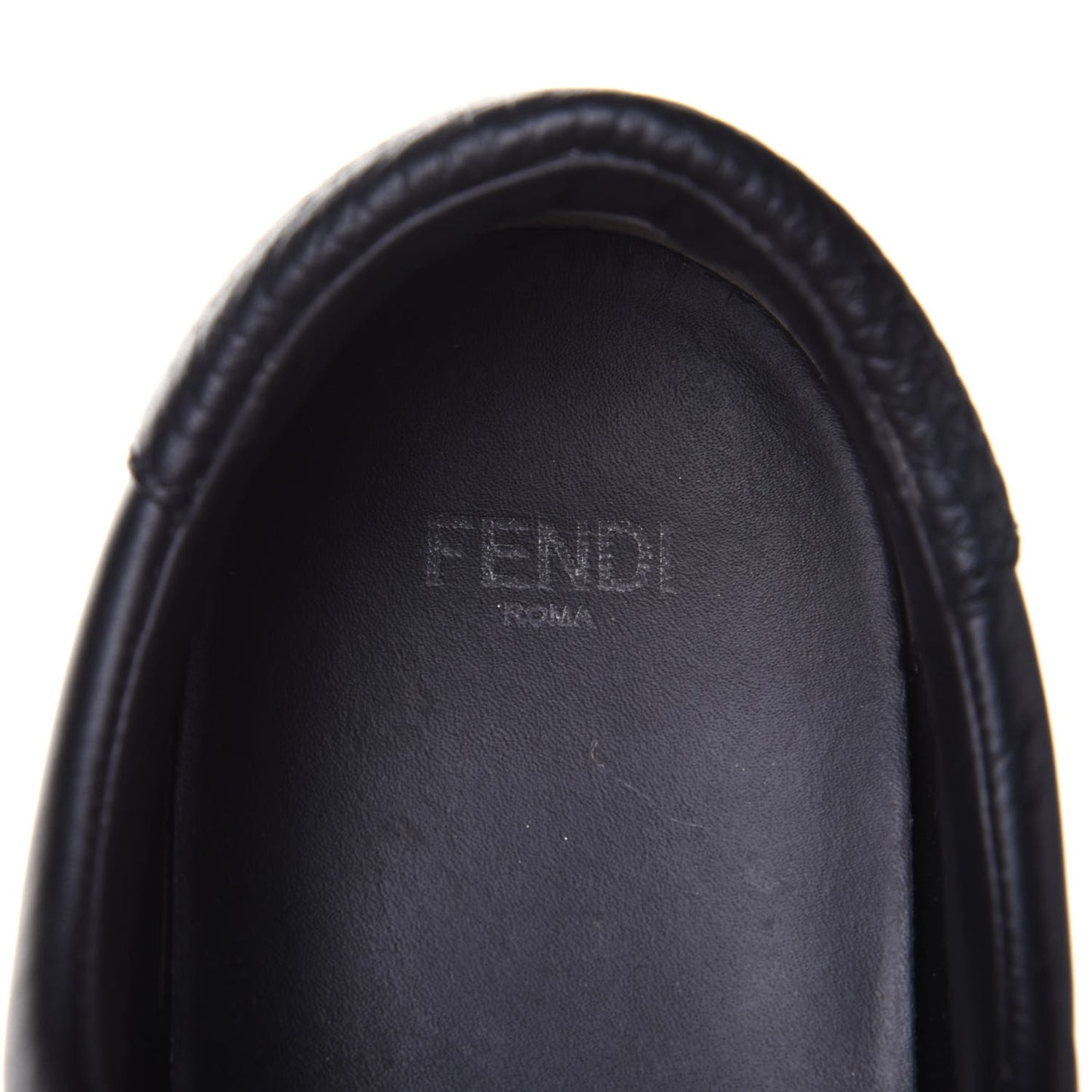 Vitello Microfiber FF Rockoclick Slip On Sneakers 38.5 Black Tobacco