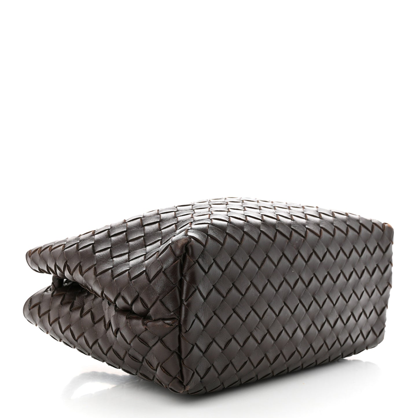 Nappa Intrecciato Medium Andiamo Shoulder Bag Fondant