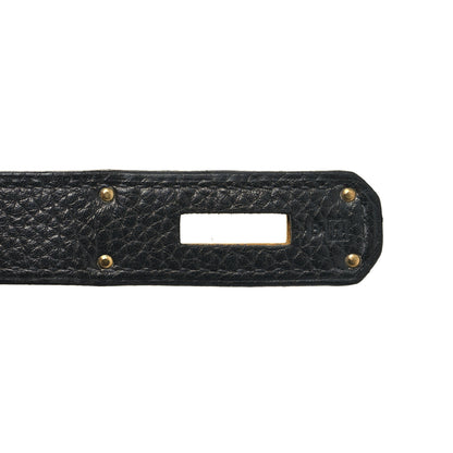 Hermes Taurillon Clemence Birkin 35 Black 6 of 11