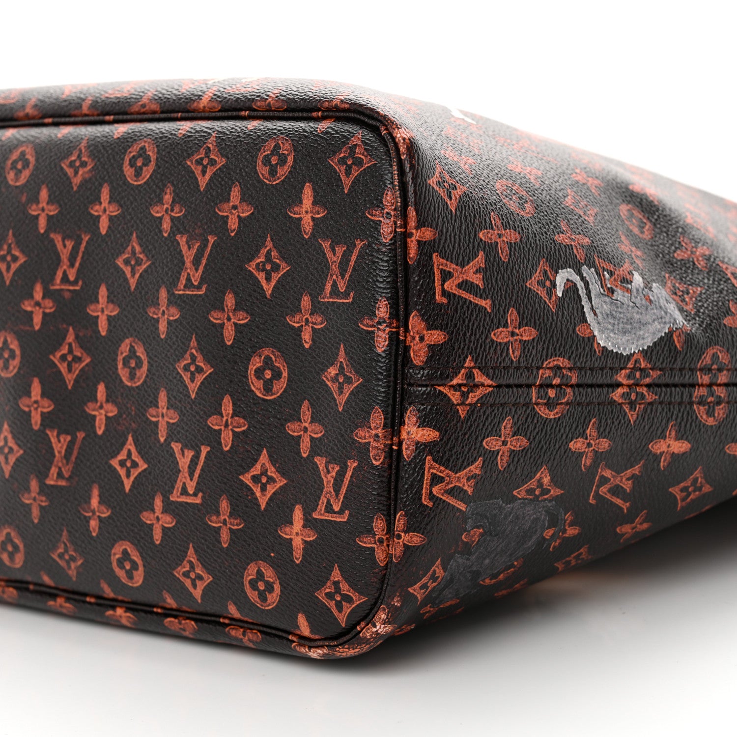 Louis Vuitton Catogram Neverfull MM Marron 12 of 17
