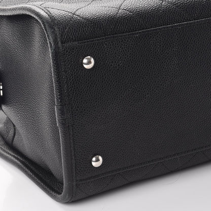 Chanel Caviar Stitched Shopping Tote Black 9 of 13